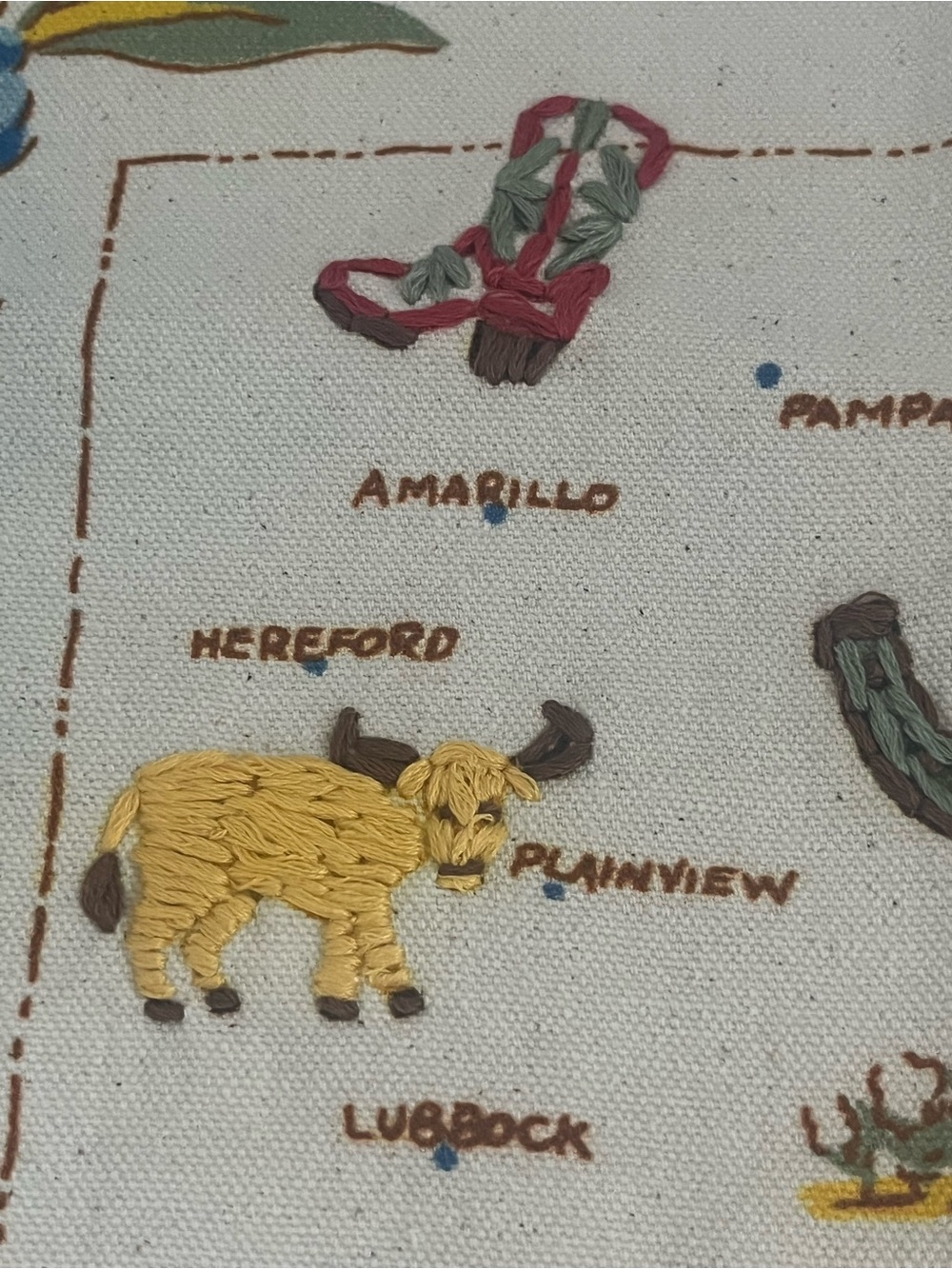 Urban Outfitters ( Home ) TEXAS Tapestry 🐄🐄🐄🐄🐄🐄🐄🐄🐄🐄 NWT - Picture 5 of 12